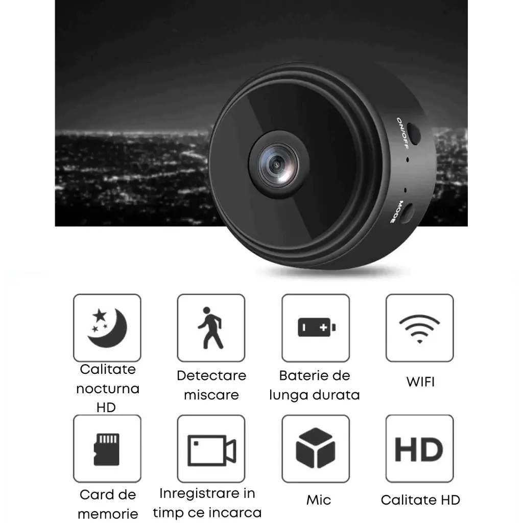 Camera Mini - Wifi, supraveghere live