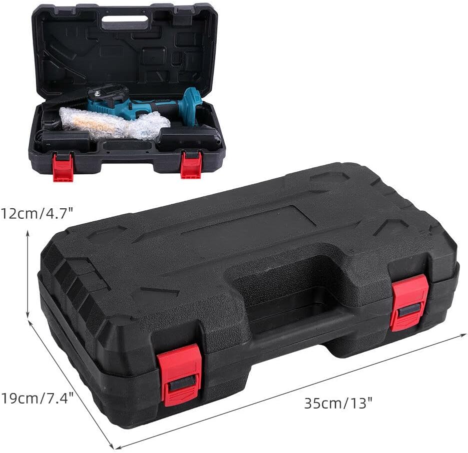 Mini fierastrau electric fara fir, cu lant 6 inch si 2 acumulatori 2000mah, 48V