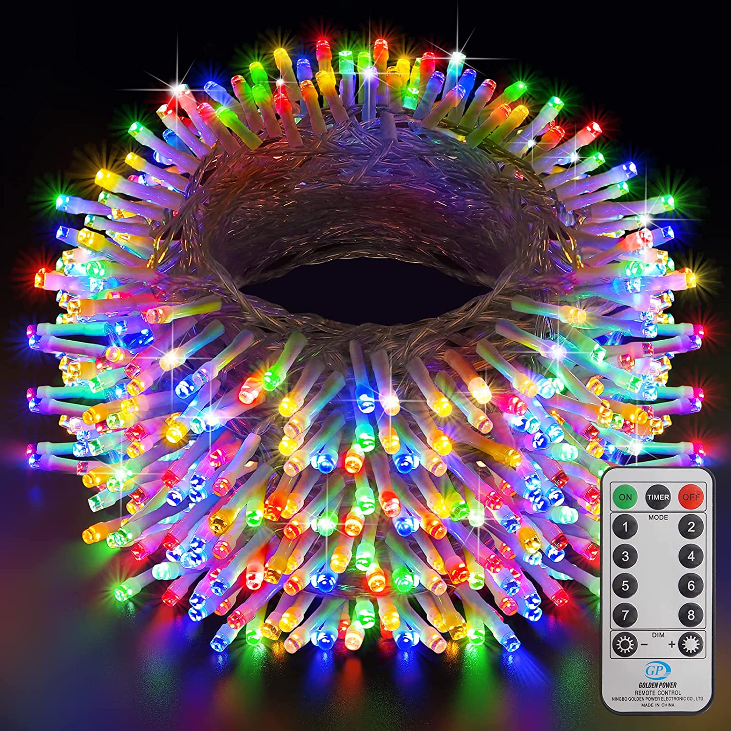Instalatie luminoasa multicolora cu jocuri de lumini 30-100 metri