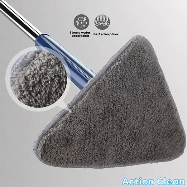 Mop cu cap triunghiular, reglabil, rotire 360 grade