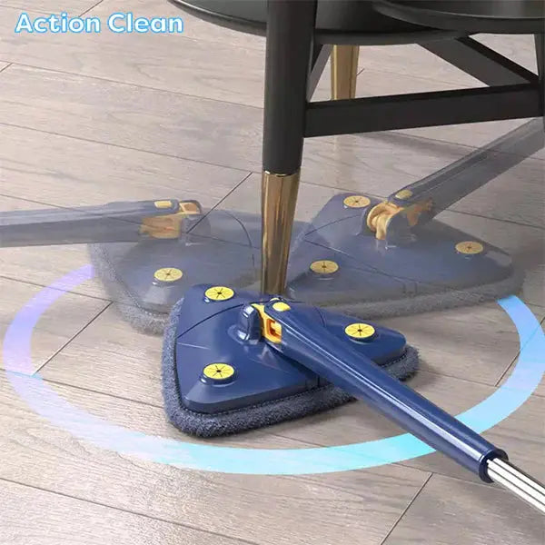 Mop cu cap triunghiular, reglabil, rotire 360 grade