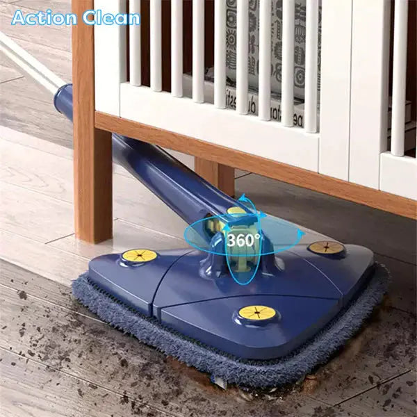 Mop cu cap triunghiular, reglabil, rotire 360 grade