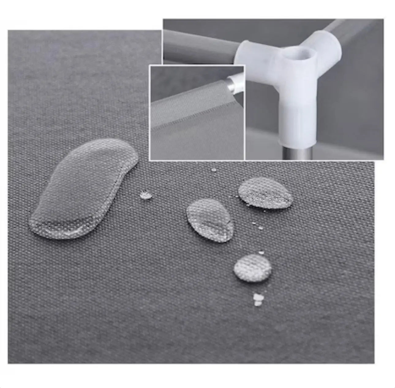 Dulap textil portabil cu fermoar pentru haine 105x45x170