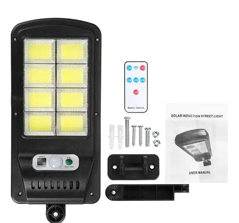 Set x5 Lampa cu Incarcare Solara 150W, 160 LED-uri COB, telecomanda
