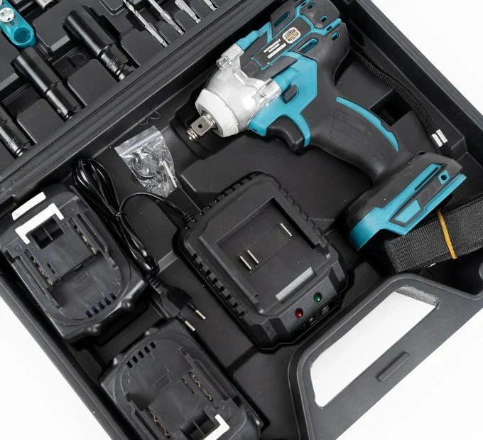 Masina de Insurubat   550Nm, 43 de Accesorii, 2 Acumulatori 98VF si Valiza
