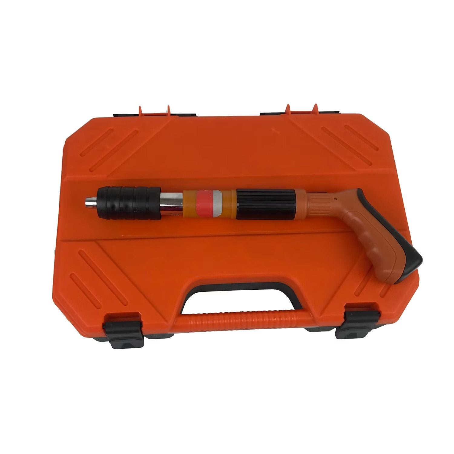 Pistol manual pentru fixarea cuielor in beton