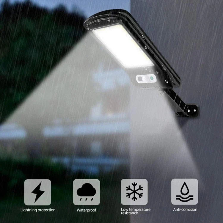 Lampa Solara LED Exterior cu Senzor de Miscare – Rezistenta IP65