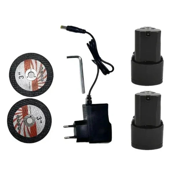 Set Profesional 2 in 1 Bormasina si Mini Polizor cu Accesorii si Acumulatori