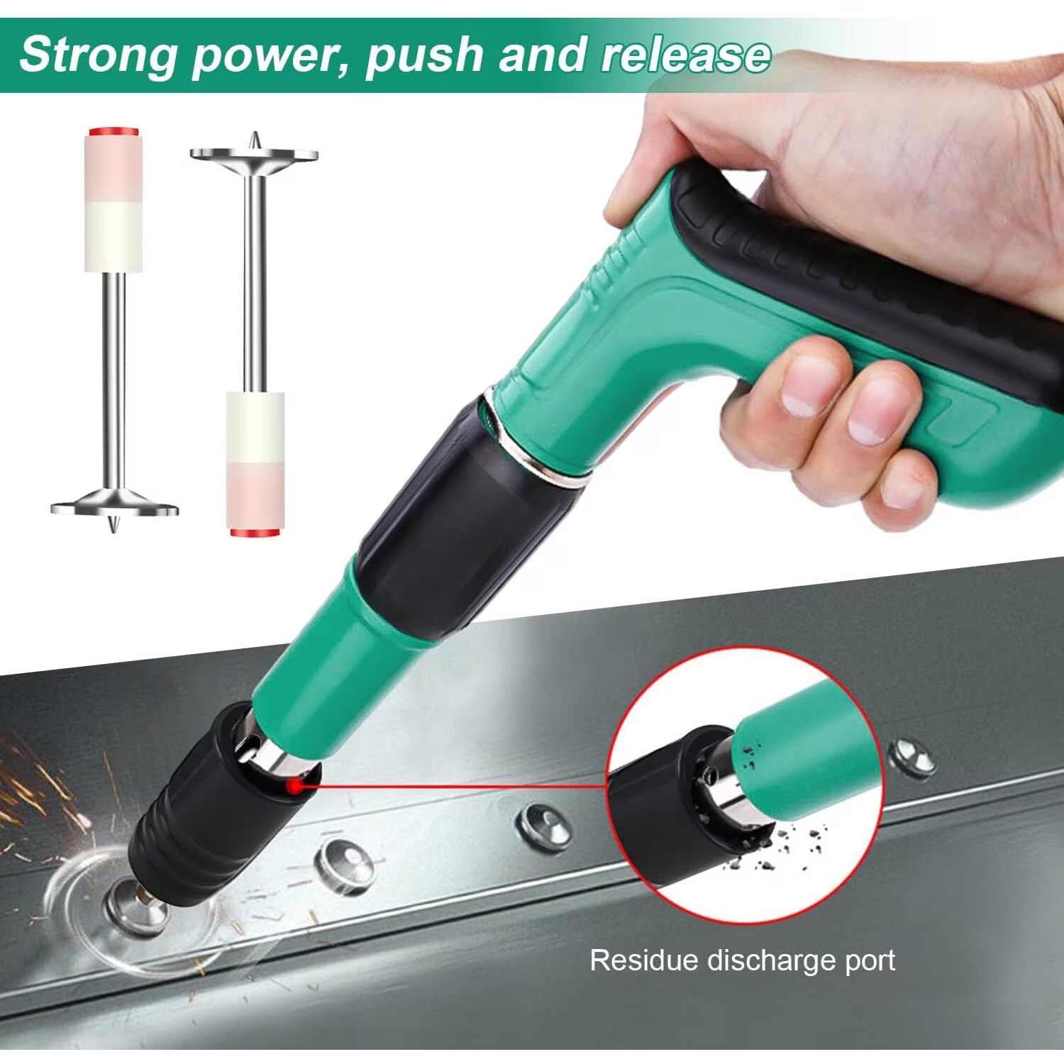 Pistol manual pentru fixarea cuielor in beton +cadou 50 CUIE