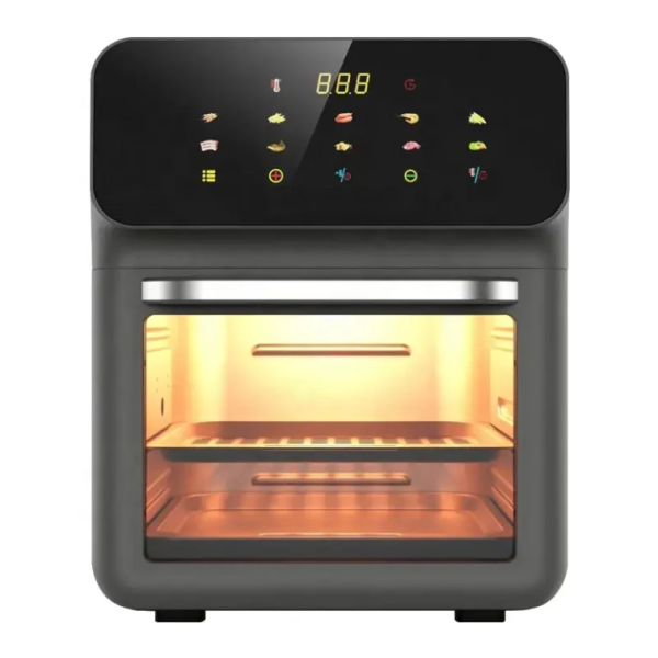 Friteuza cu aer cald AirFryer 2400W, capacitate 6Lsau 8 L si afisaj digital, LCD Touch control